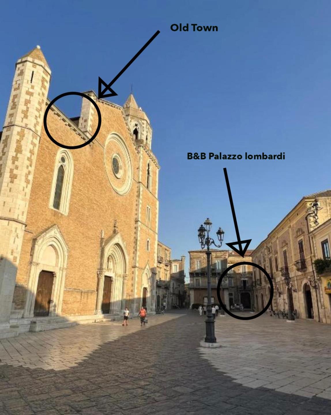 B&B Palazzo Lombardi Lucera Buitenkant foto